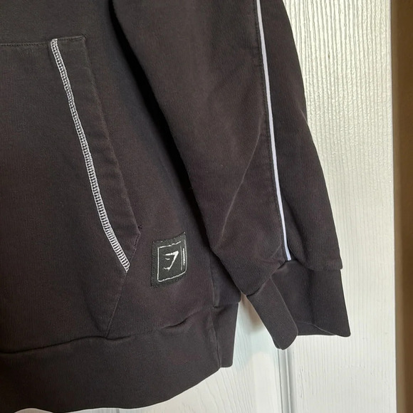 Gymshark men’s black hoodie sweatshirt size medium - Picture 4 of 9